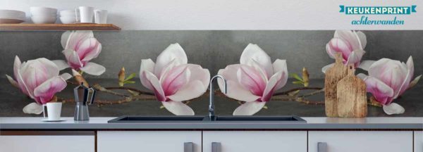 magnolia_Keukenprint